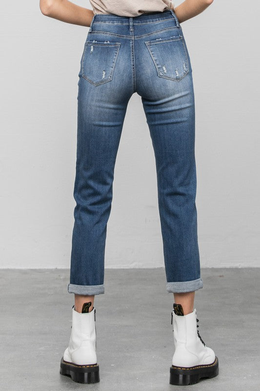 Slim Boyfriend Jeans