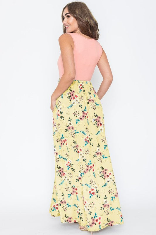 Summer Floral Maxi Dress