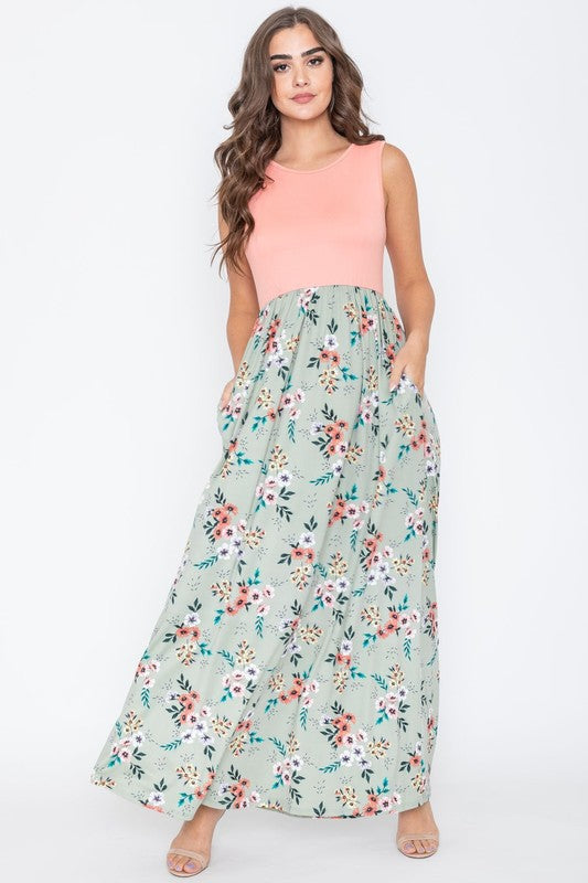 Summer Floral Maxi Dress