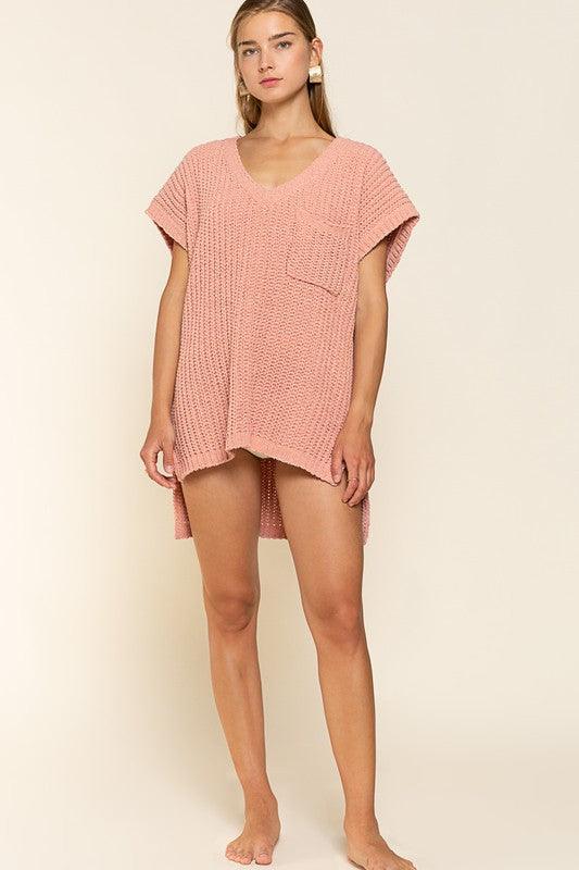 Chenille Thread Pullover Sweater - Azoroh