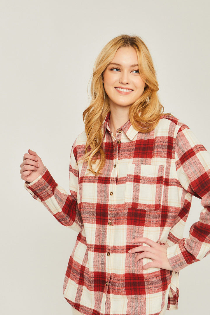 Women's Flannel Top - Azoroh