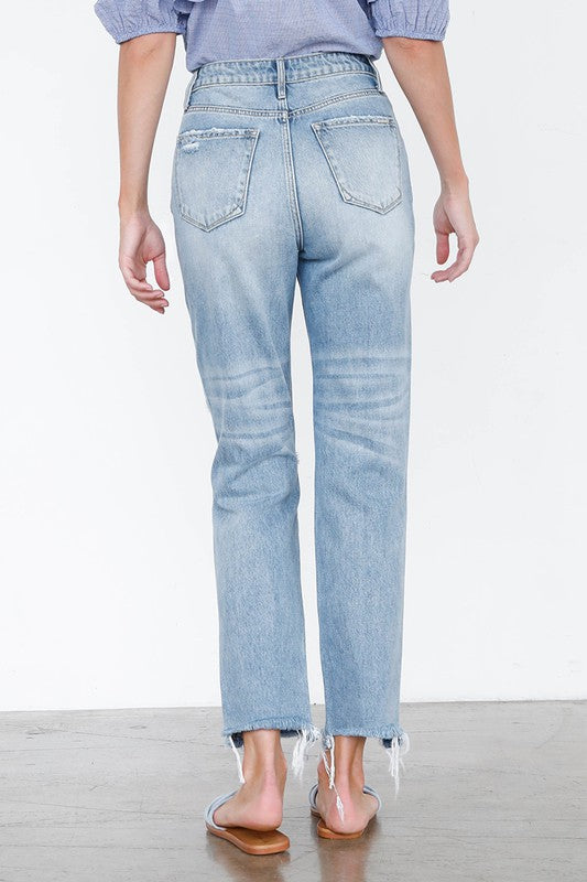 HIGH RISE MOM JEANS