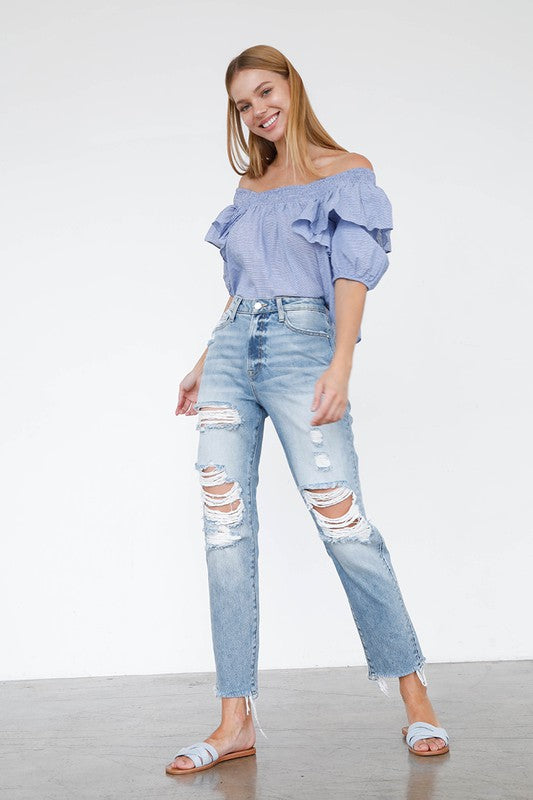 High Waist Mom Jeans