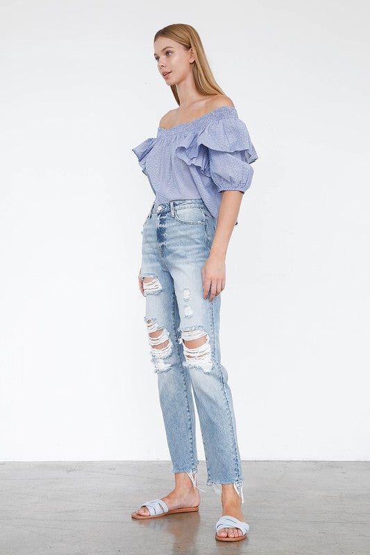 High Waist Mom Jeans