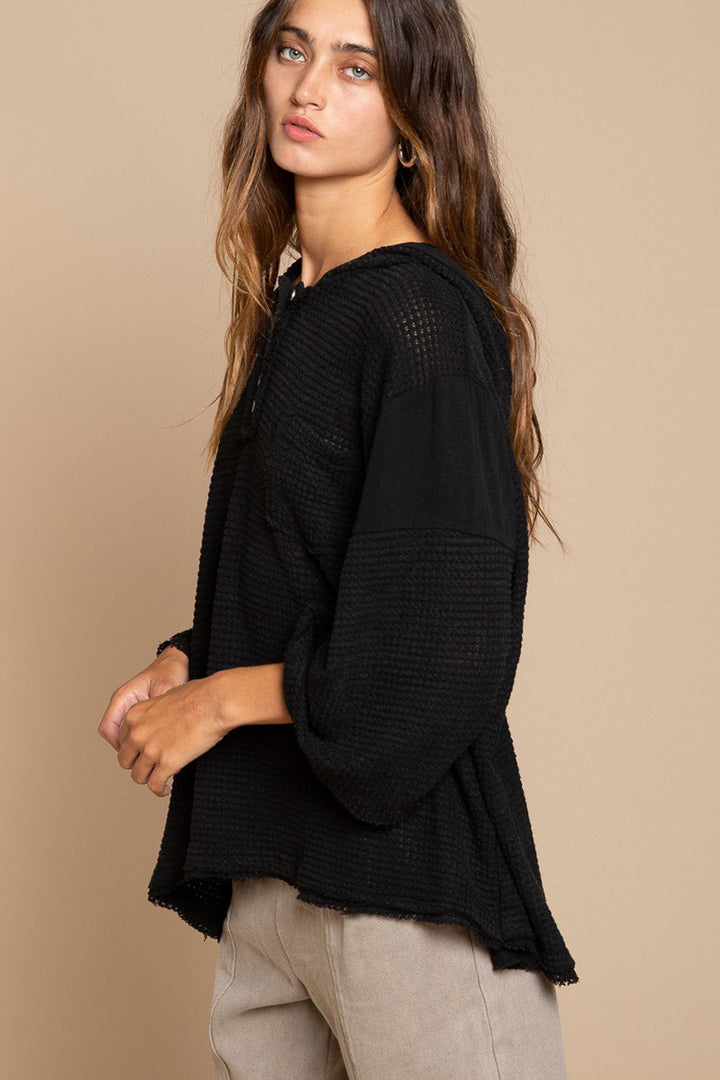 Bell Sleeve Oversized Fit Sweater Top - Azoroh