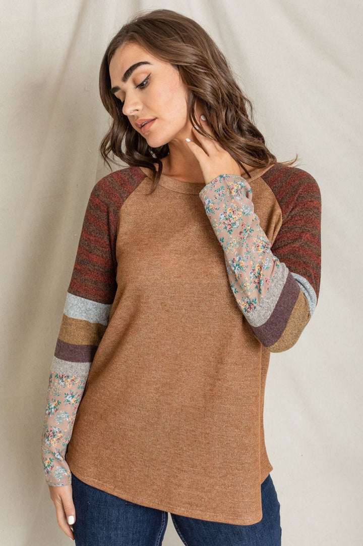 Color Block Sleeve Tunic