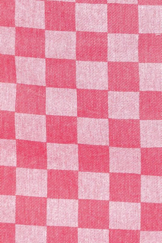 Checkerboard Print Slit Mini Skirt - Azoroh