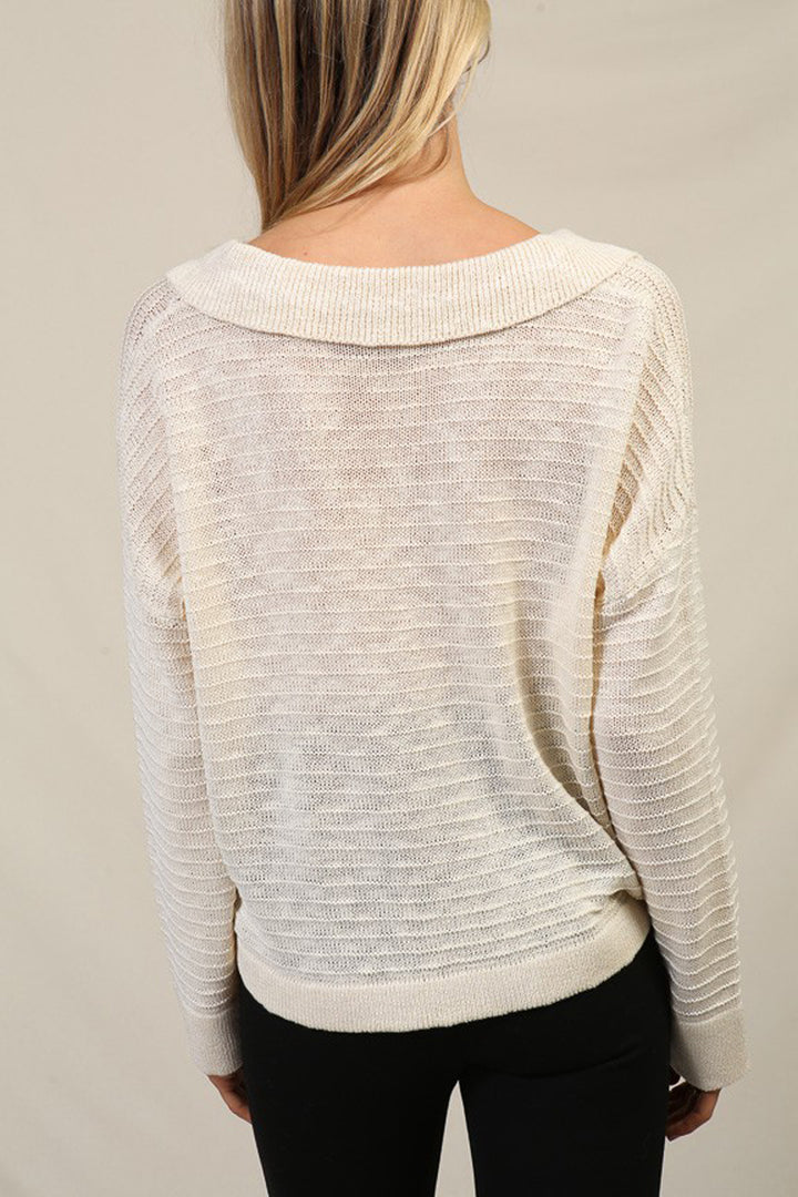 Collared Shirt Sweater - Azoroh