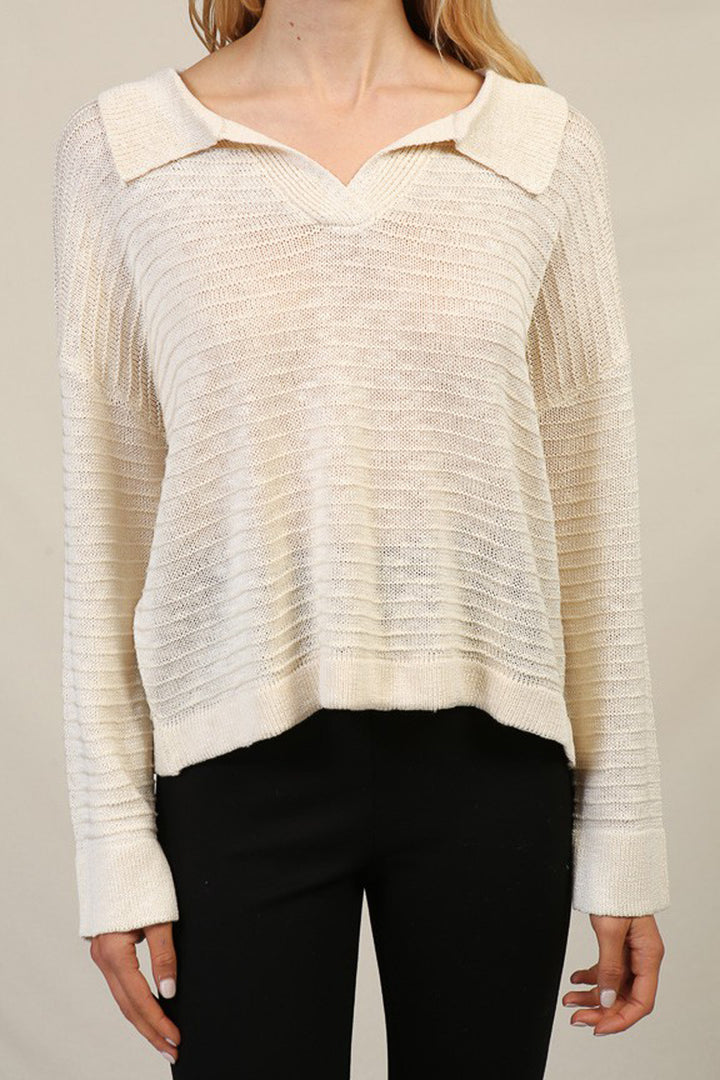 Collared Shirt Sweater - Azoroh