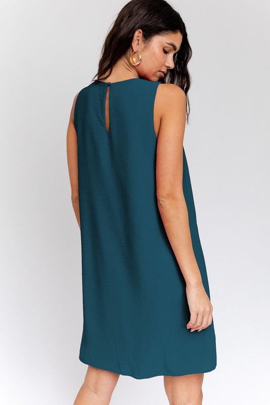 Sleeveless V-Neck Dress