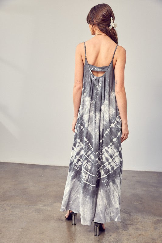 Tie-Dye Cami Maxi Dress