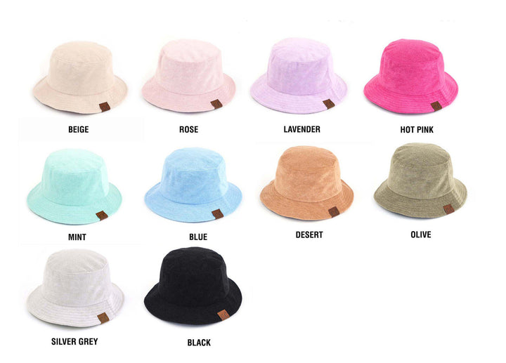 CC Terry Cloth Bucket Hat - Azoroh