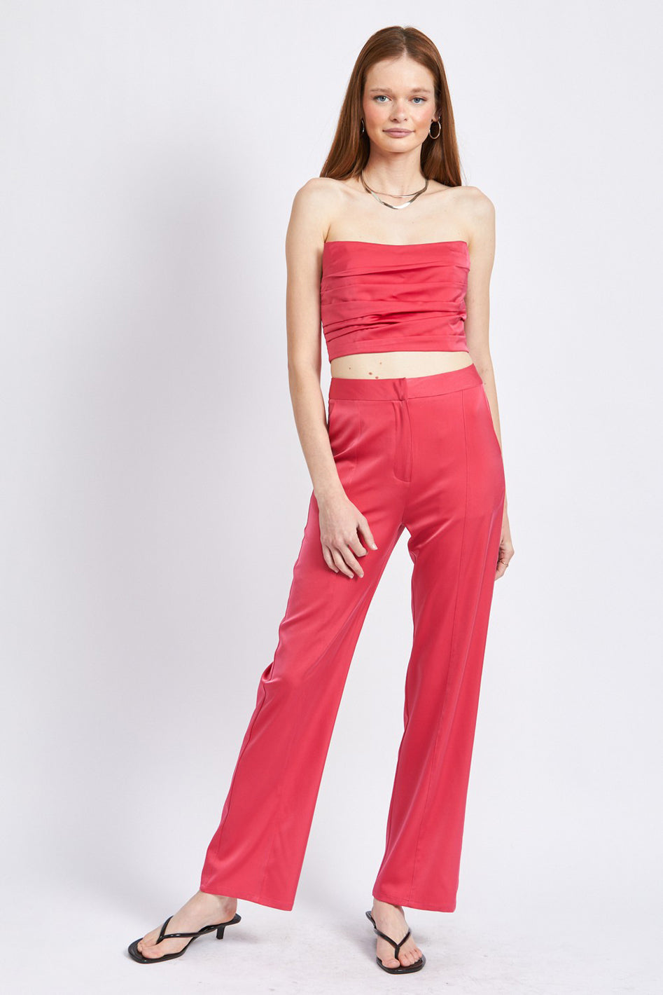 Ruched Tube Top - Azoroh