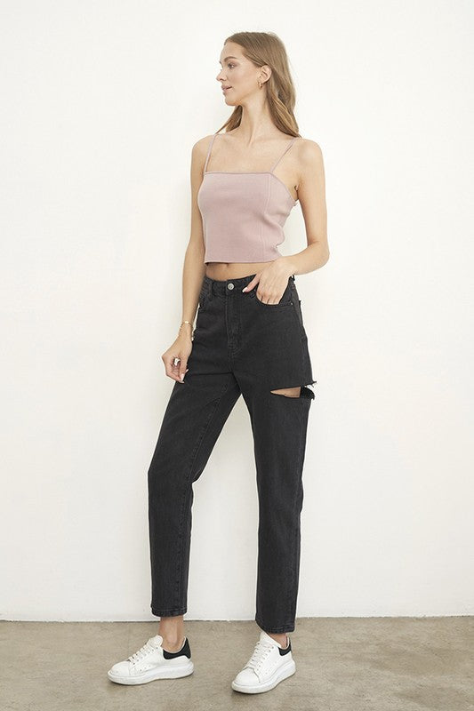 HIGH RISE LOOSE JEANS