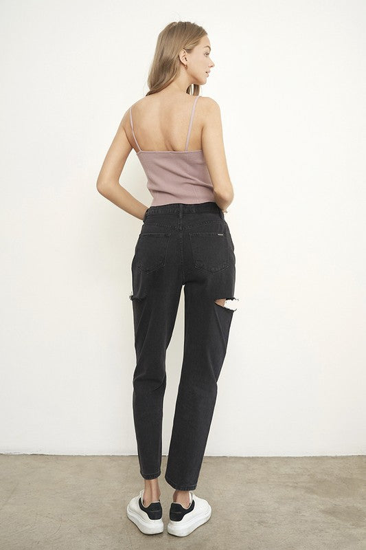 HIGH RISE LOOSE JEANS