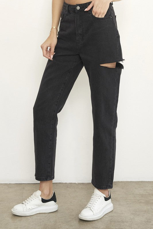 HIGH RISE LOOSE JEANS