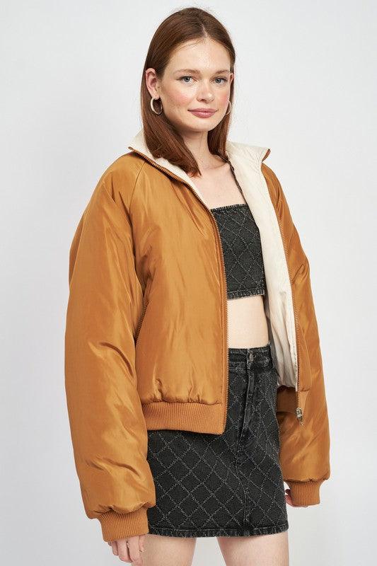 Reversible Puffer Jacket - Azoroh