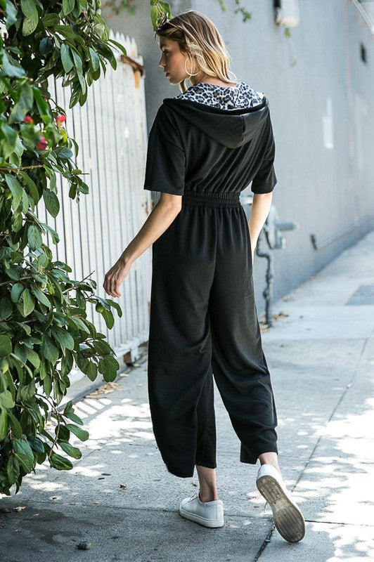 French Terry Jumpsuit w Pockets