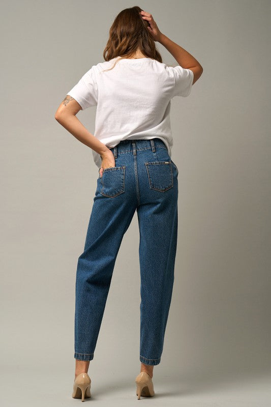 HIGH RISE BALLOON JEANS