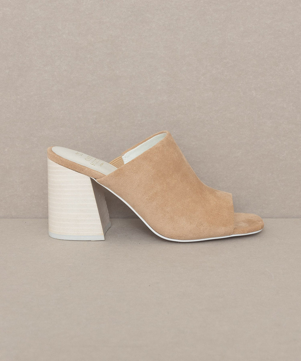 Oasis Society Kathleen - Block Heel Slides - Azoroh