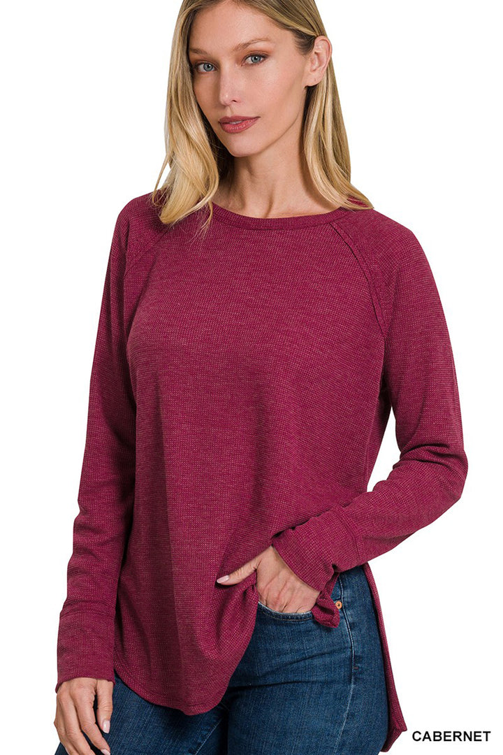 Melage Baby Waffle Long Sleeve Top - Azoroh