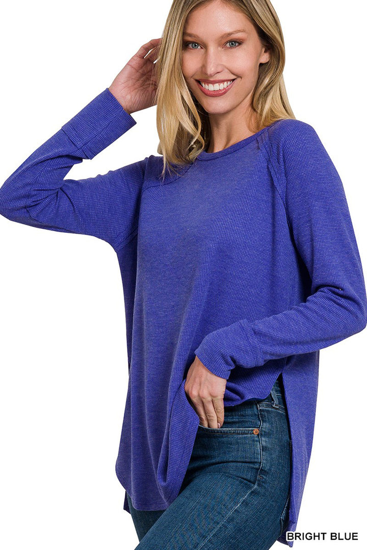 Melage Baby Waffle Long Sleeve Top - Azoroh