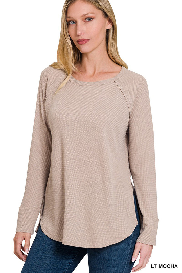 Melage Baby Waffle Long Sleeve Top - Azoroh