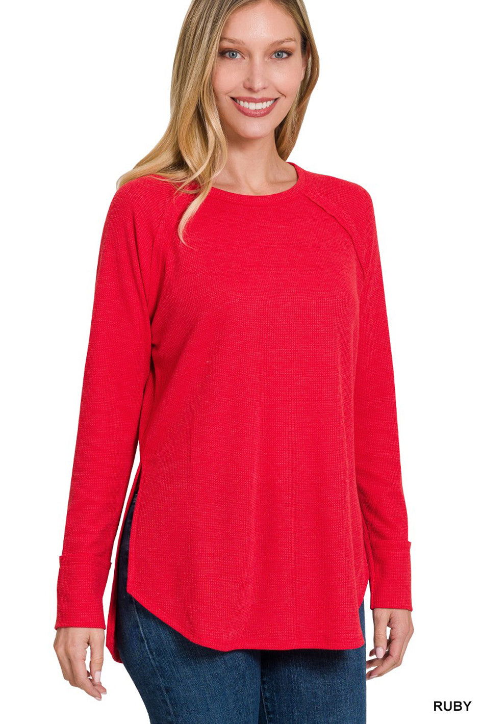 Melage Baby Waffle Long Sleeve Top - Azoroh