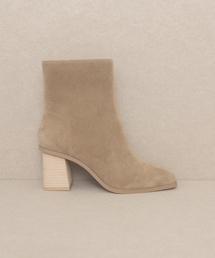 OASIS SOCIETY Vera - Square Toe Ankle Boots - Azoroh