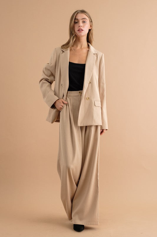 HIGHT WAIST WIDE PANTS