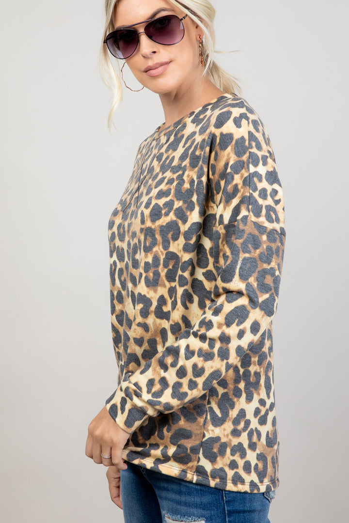 CHEETAH SWEATSHIRT