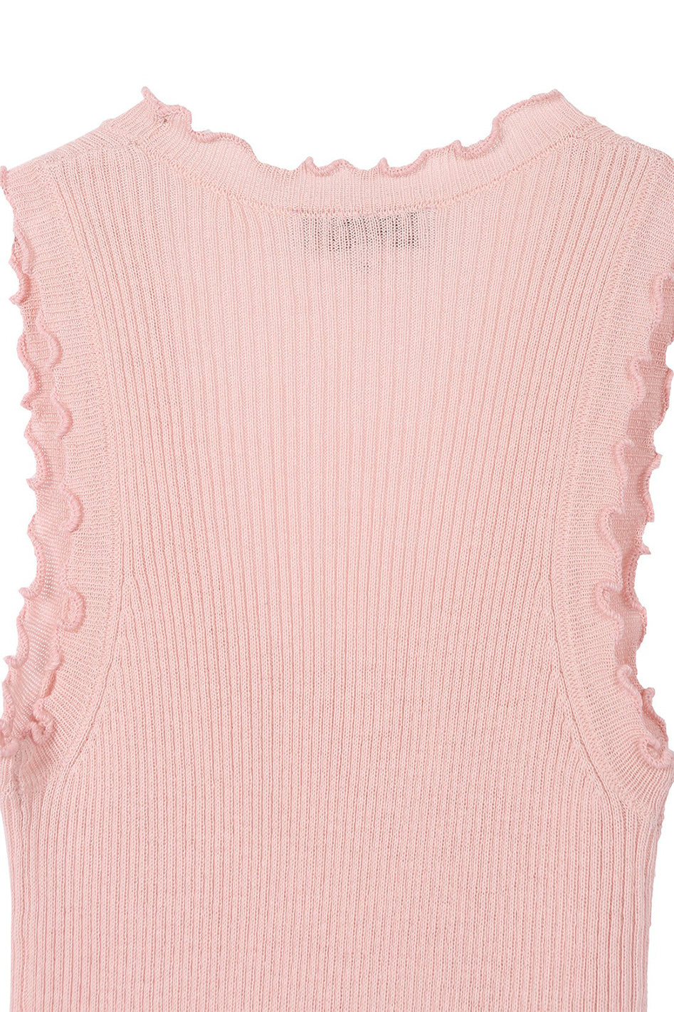 SL ruffled rib pullover top