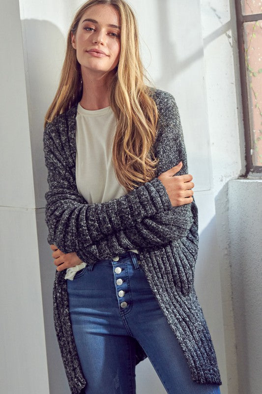 CHUNKY SWEATER KNIT CARDIGAN