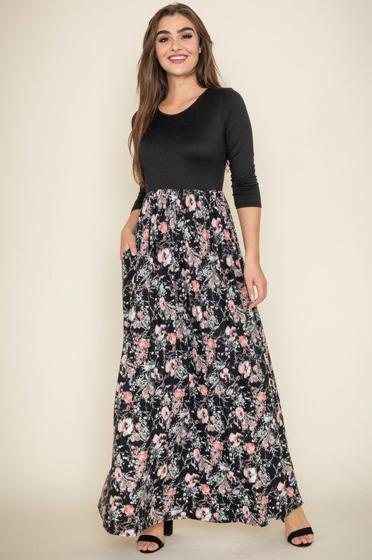 Ditsy Floral Maxi Dress