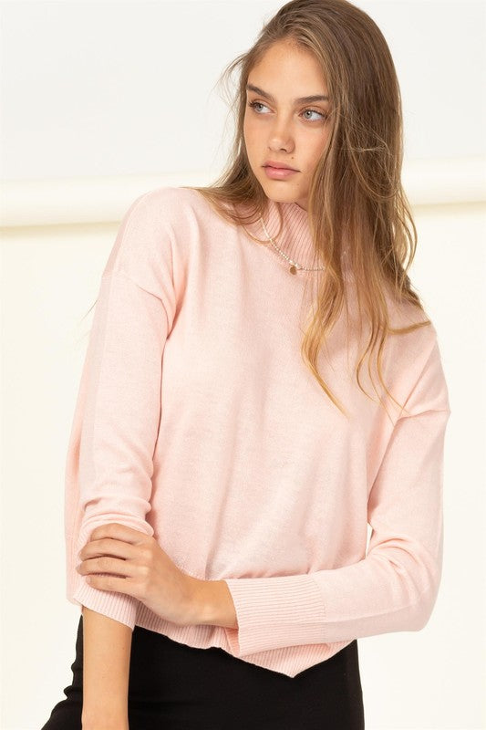 Warm Personality High-Neckline Sweater