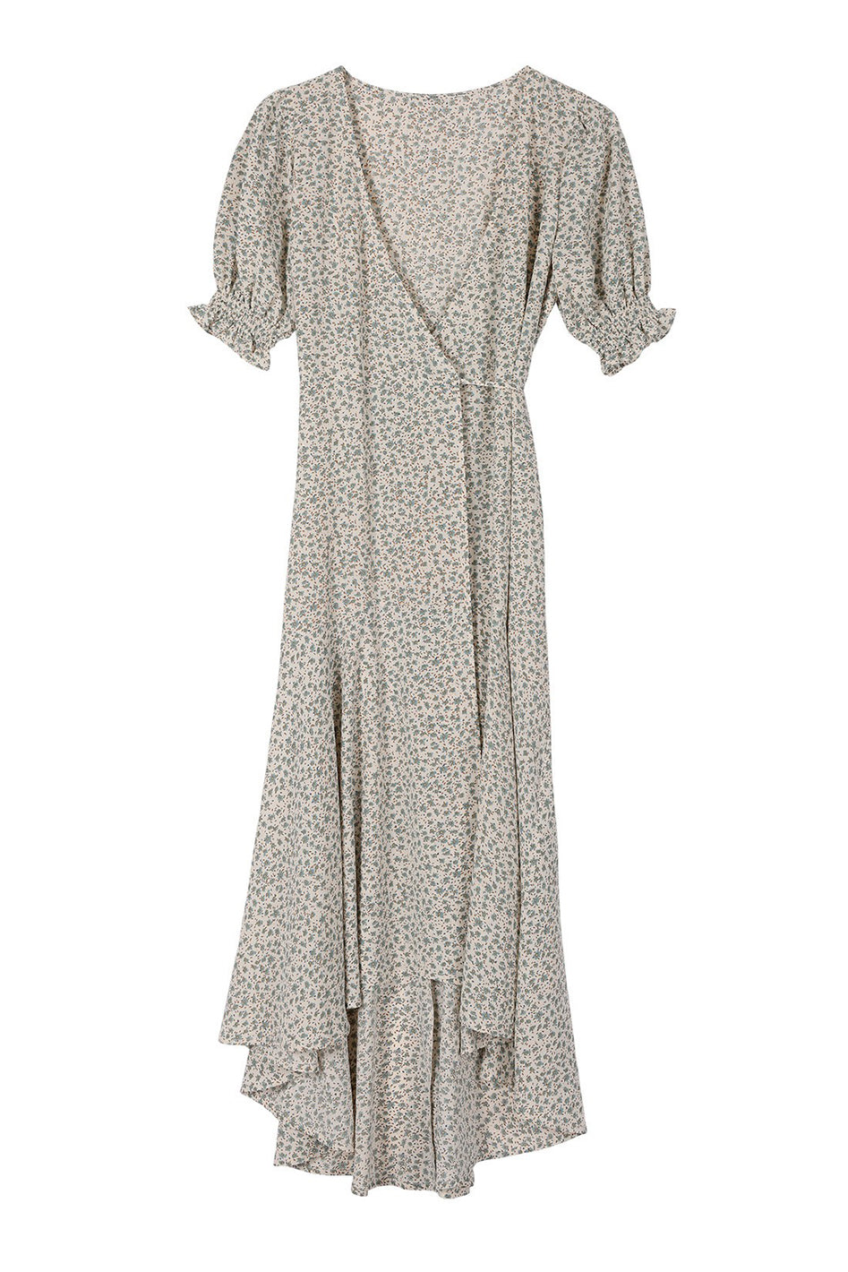 SS V neck wrap dress - Azoroh