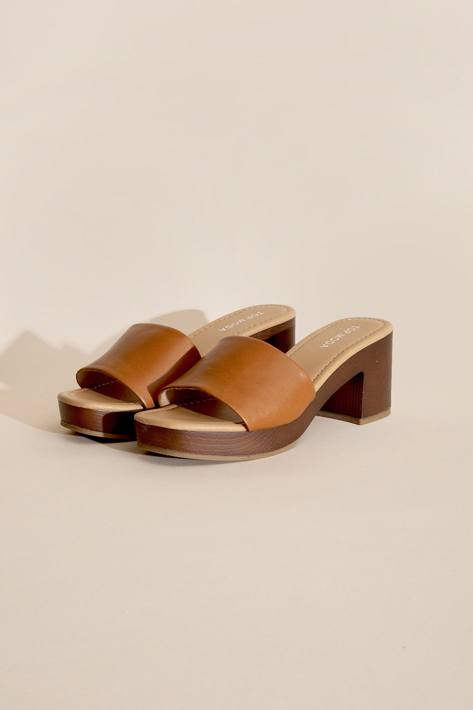 LAUREN-1 Slide Mule Heels - Azoroh