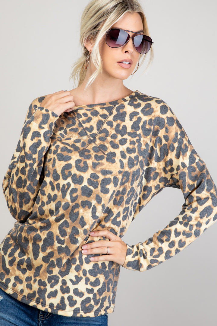 CHEETAH SWEATSHIRT